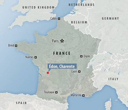Locals in Edon, in the Charente region of West France, had earlier said the men had been involved in a long-running dispute over the upkeep of land
